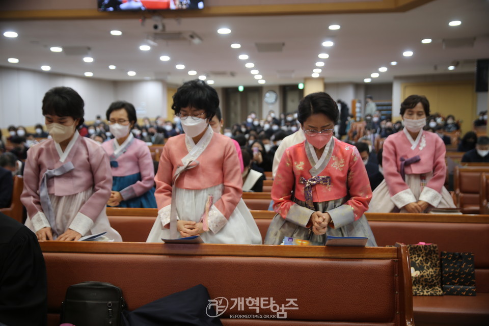 광현교회, 「은퇴 및 임직 감사예배」 모습