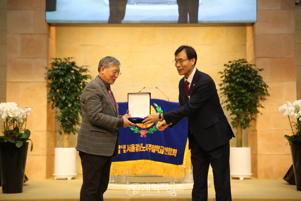 서울강남주교연합회, 전국성경고사대회 수상 감사예배 모습