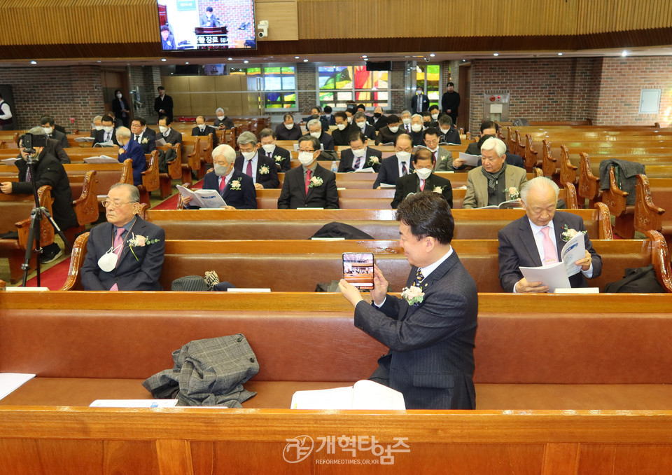 수도노회남전도회연합회 정기총회 모습