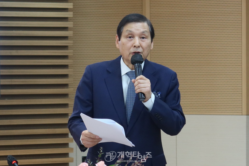 한국교회교단장회의 모습(기성 신길교회)