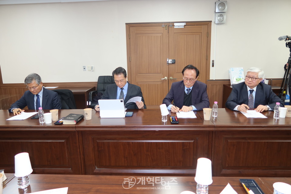 튀르키예ㆍ시리아 지진 피해구호 TF팀 제1차 회의 모습