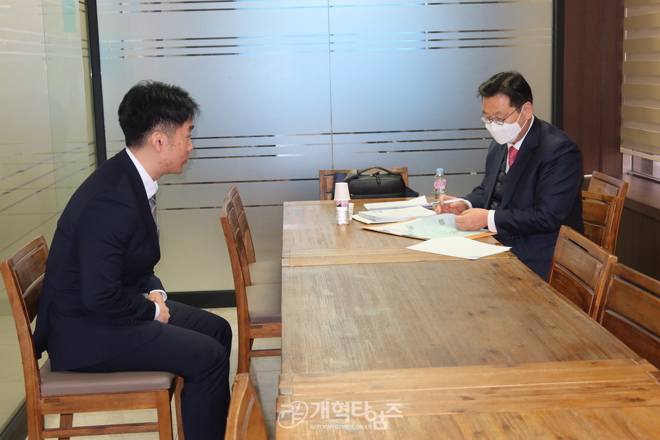2023 군목후보생 강도사 고시 모습
