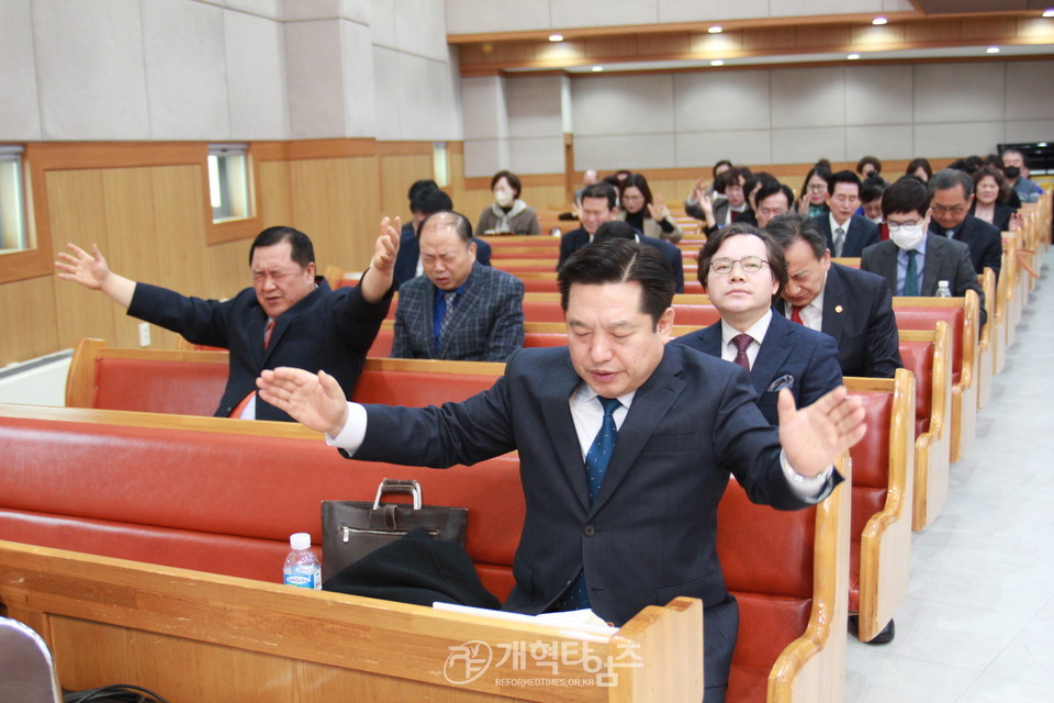 총회(합동)부흥사회, 백석총회부흥사회 연합, 「나라와 민족을 위한 3.1절 구국성회」 모습