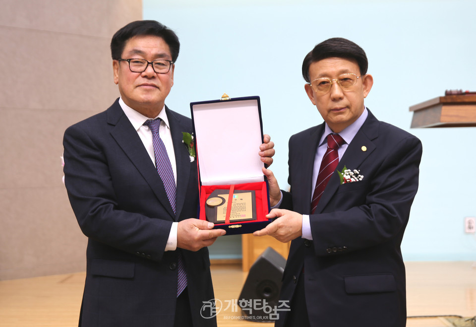 수도노회 장로회 제38회 정기총회 모습