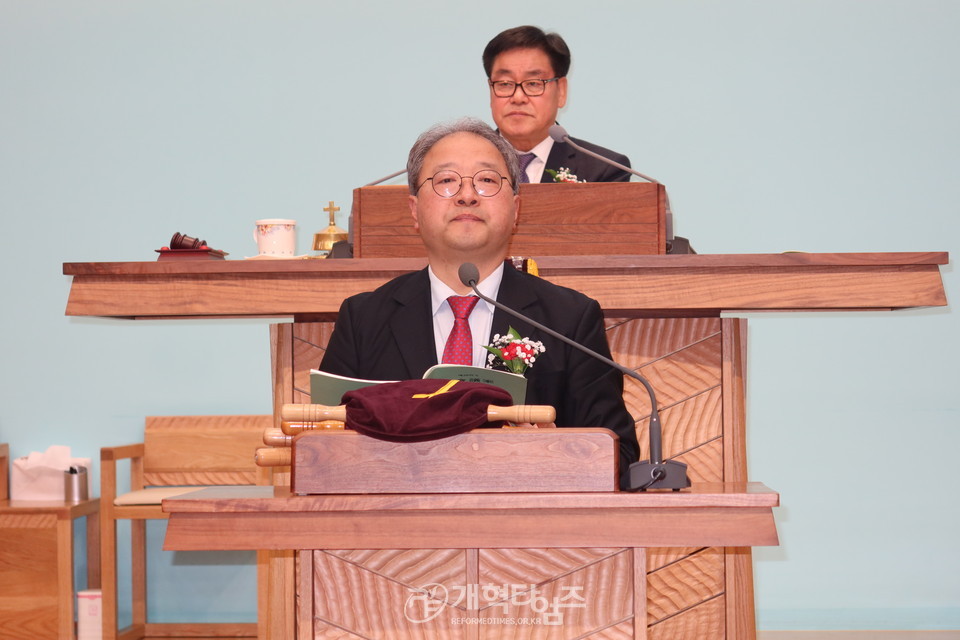 수도노회 장로회 제38회 정기총회 모습