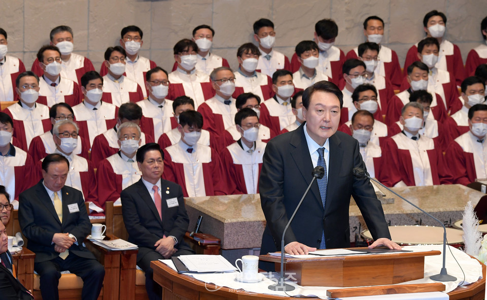 2023년 한국교회부활절연합예배 모습