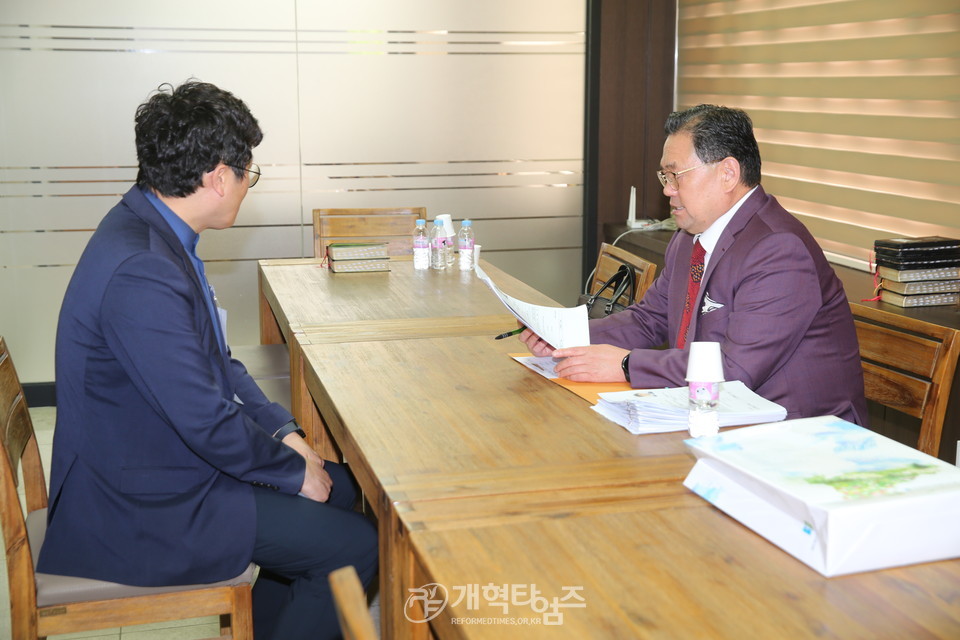 2023년도 일반 강도사 고시 사전 면접 모습