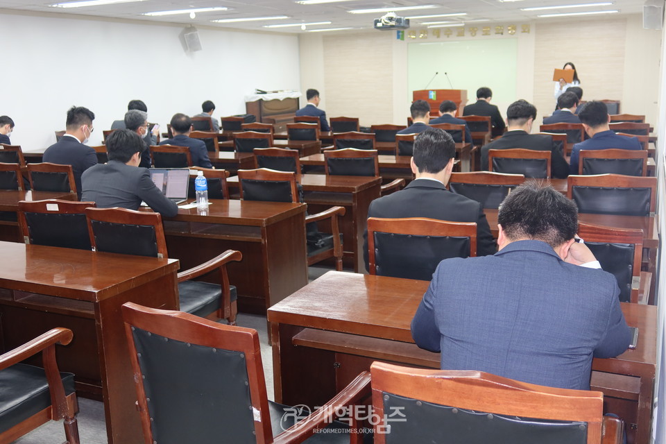 2023년도 일반 강도사 고시 사전 면접 모습
