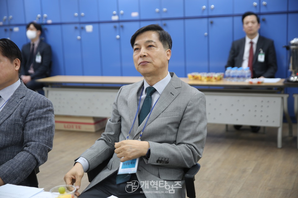 2023 교회자립개발원 서울권역 노회장 조찬 초청 모임 모습
