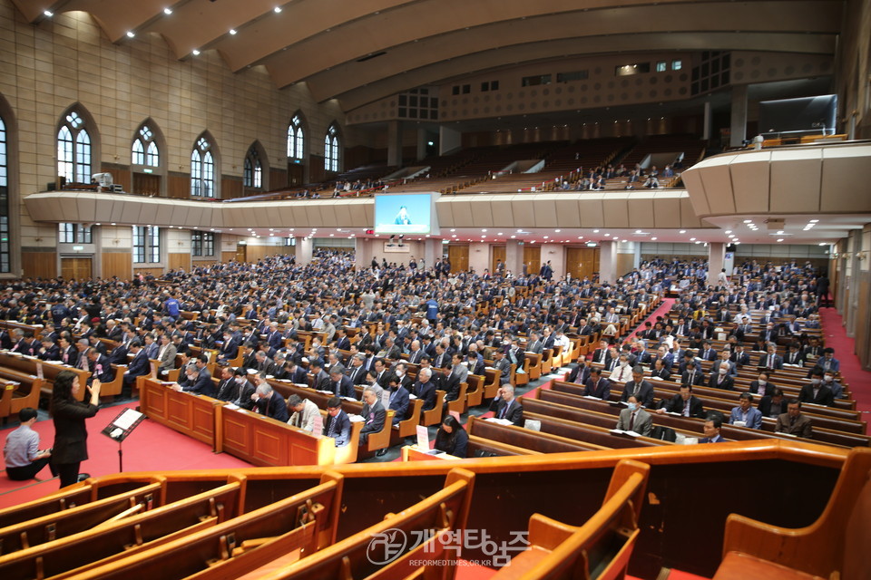 충현교회에서 열린 제60회 전국목사장로기도회 모습