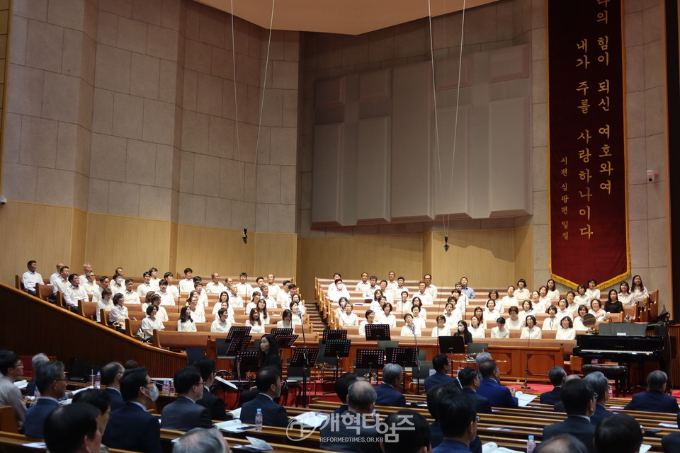 충현교회에서 열린 제60회 전국목사장로기도회 모습