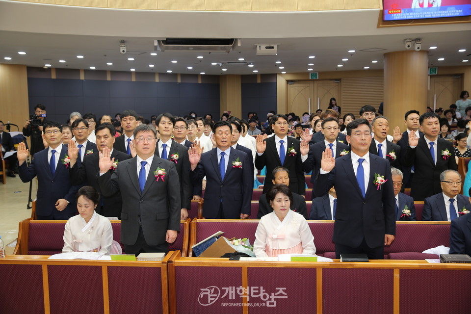 원주중부교회, 「교회 설립 63주년 기념 추대ㆍ은퇴ㆍ임직감사예배」 모습