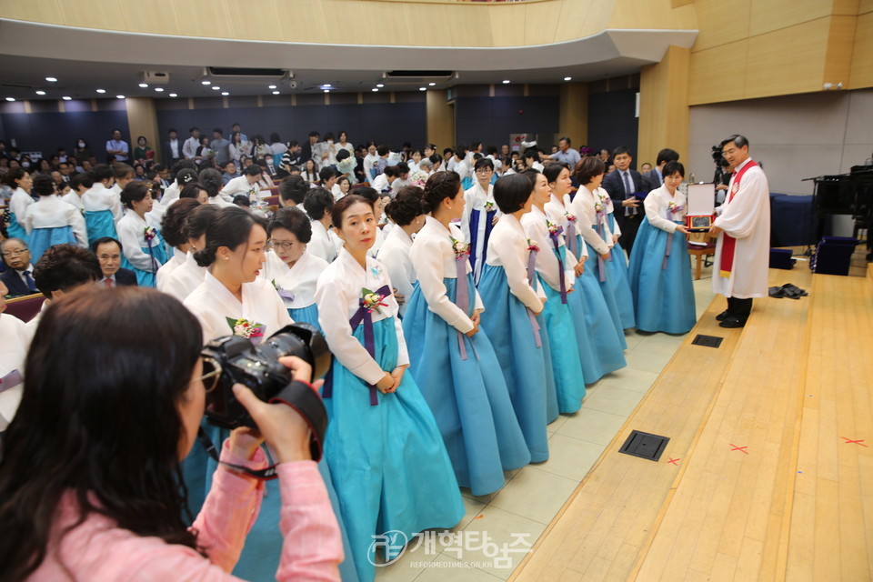 원주중부교회, 「교회 설립 63주년 기념 추대ㆍ은퇴ㆍ임직감사예배」 모습