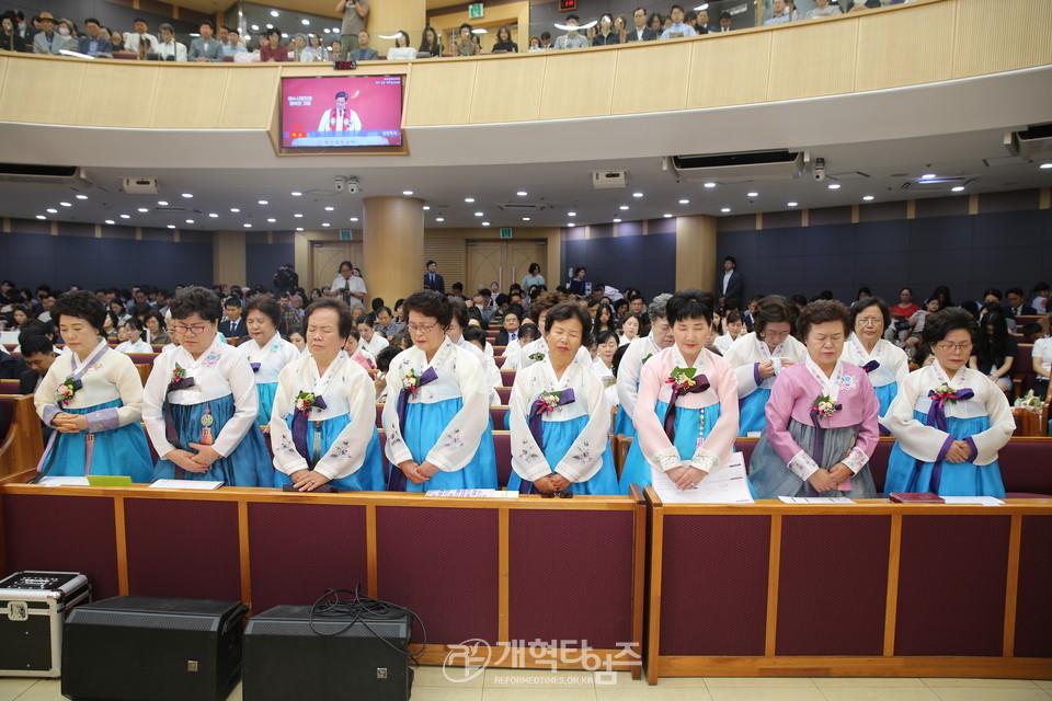 원주중부교회, 「교회 설립 63주년 기념 추대ㆍ은퇴ㆍ임직감사예배」 모습