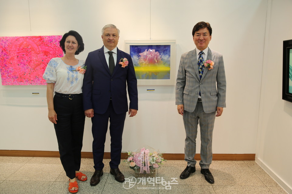 민주평통 용산구협의회, 「2023 용산국제평화예술전」 개막식 모습