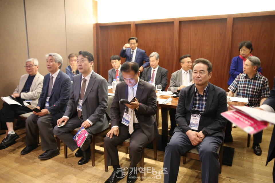 서북협의회, 제35회기 실무회장.임원연석회의 모습
