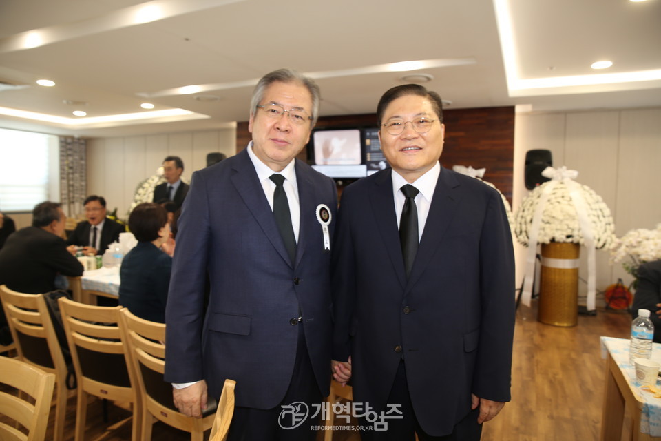 故 오상진 목사 장례식장에서