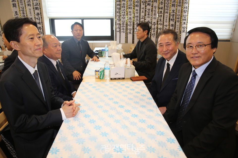 故 오상진 목사 장례식장에서
