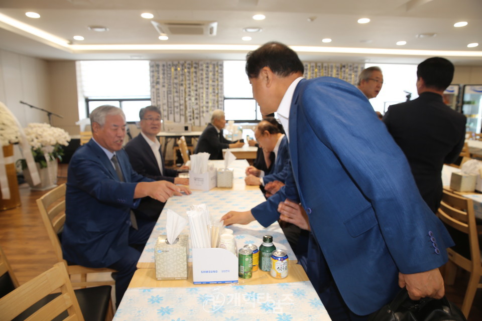 故 오상진 목사 장례식장에서
