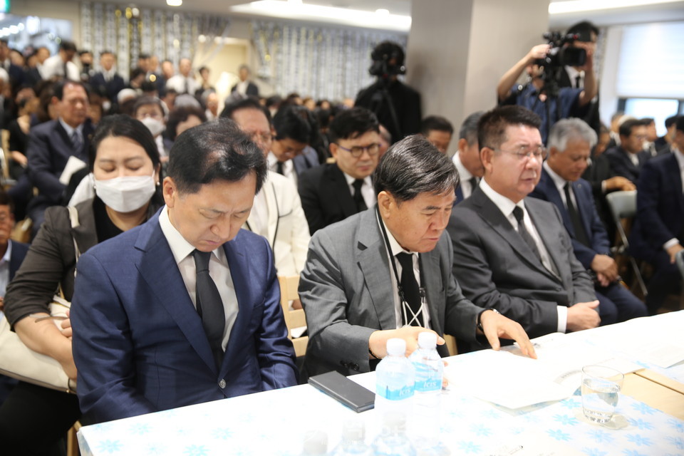 故 오상진 목사 천국환송예배 모습