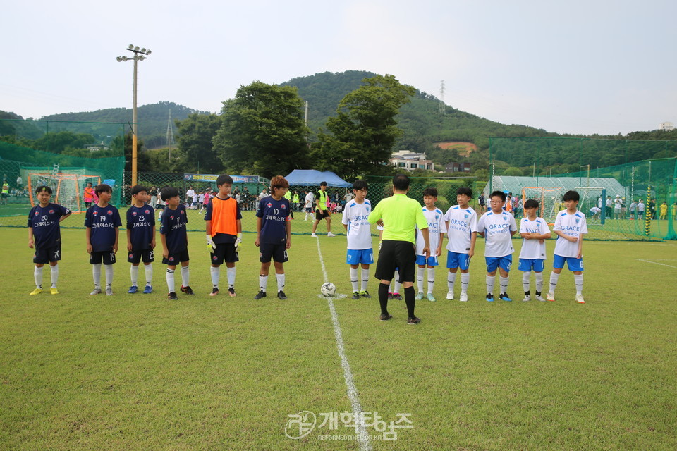 제1회 총회장배 전국유소년 풋살(축구)대회 결선 모습