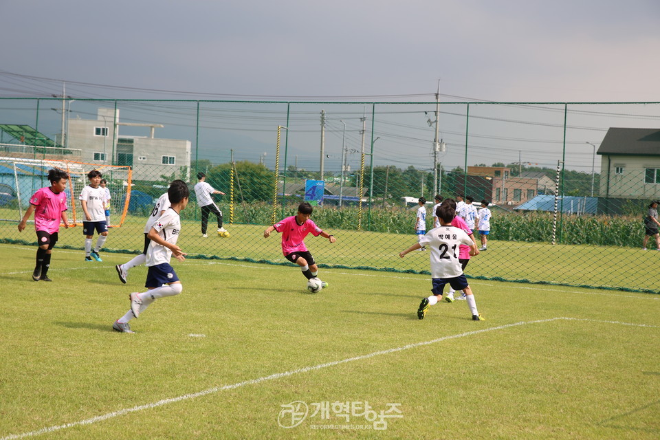 제1회 총회장배 전국유소년 풋살(축구)대회 결선 모습