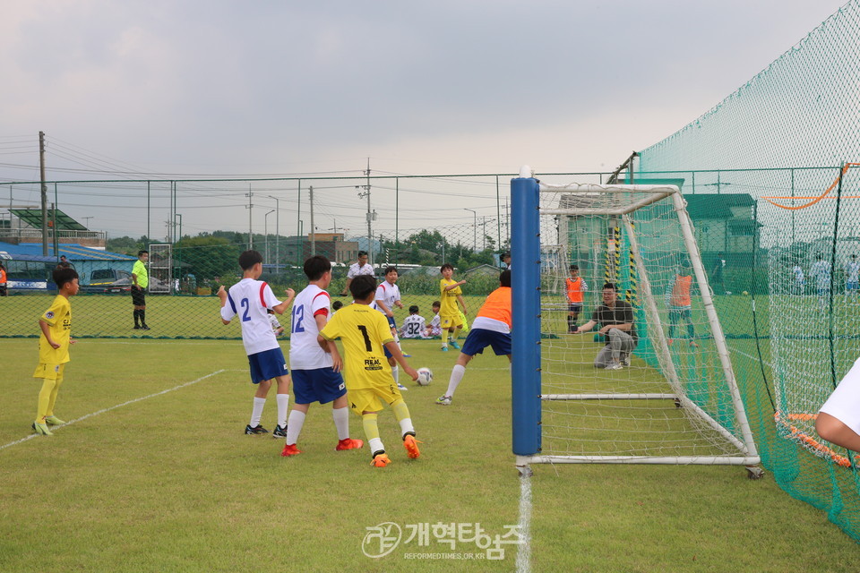 제1회 총회장배 전국유소년 풋살(축구)대회 결선 모습