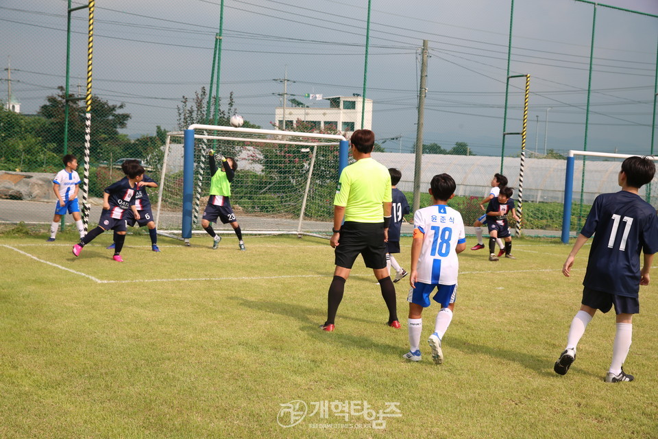 제1회 총회장배 전국유소년 풋살(축구)대회 결선 모습