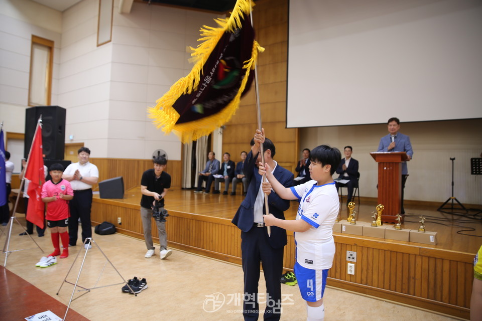 제1회 총회장배 전국유소년 풋살(축구)대회 결선 모습