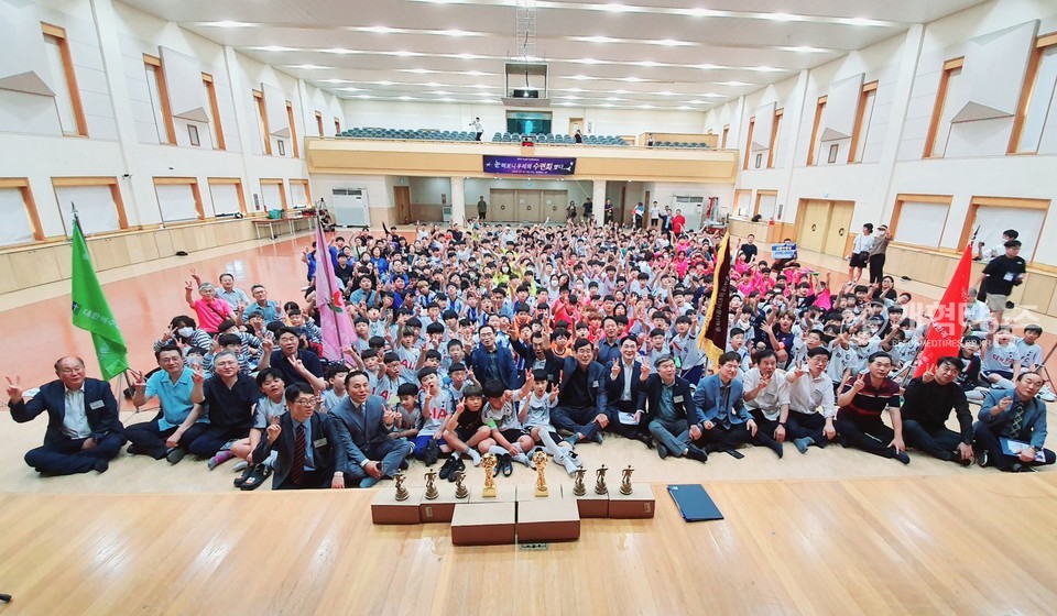 제1회 총회장배 전국유소년 풋살(축구)대회 결선 모습