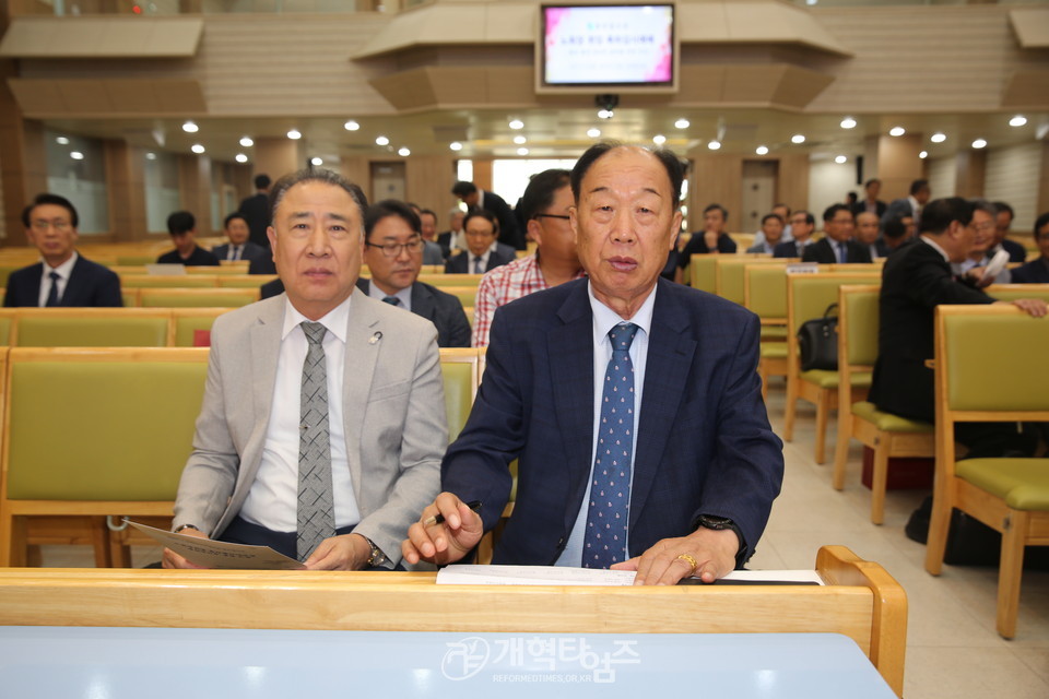 중부협의회, ‘노회장 취임 축하감사예배 및 총회 상비부 공천 모임’ 모습