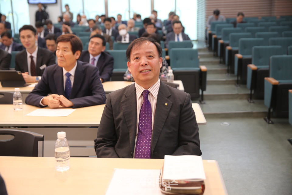 총회장 오정호 목사, '총회장 취임감사예배' 모습