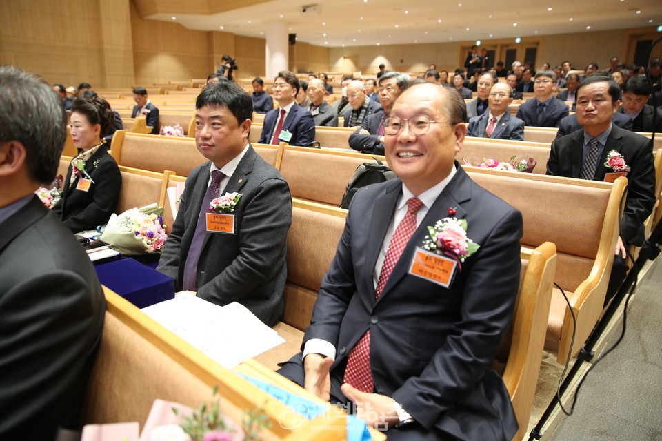 총회 당선인 축하예배 및 영남협의회 정기총회 모습