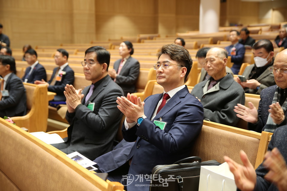 총회 당선인 축하예배 및 영남협의회 정기총회 모습