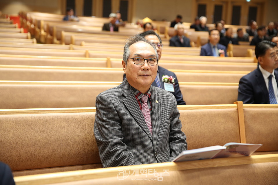 총회 당선인 축하예배 및 영남협의회 정기총회 모습