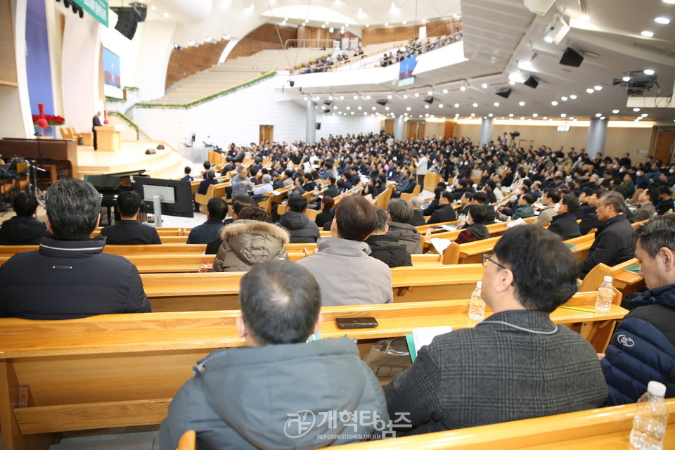 「교회여일어나라위원회」 주최, 「ONE DAY 송년말씀축제」 모습(새로남교회에서)