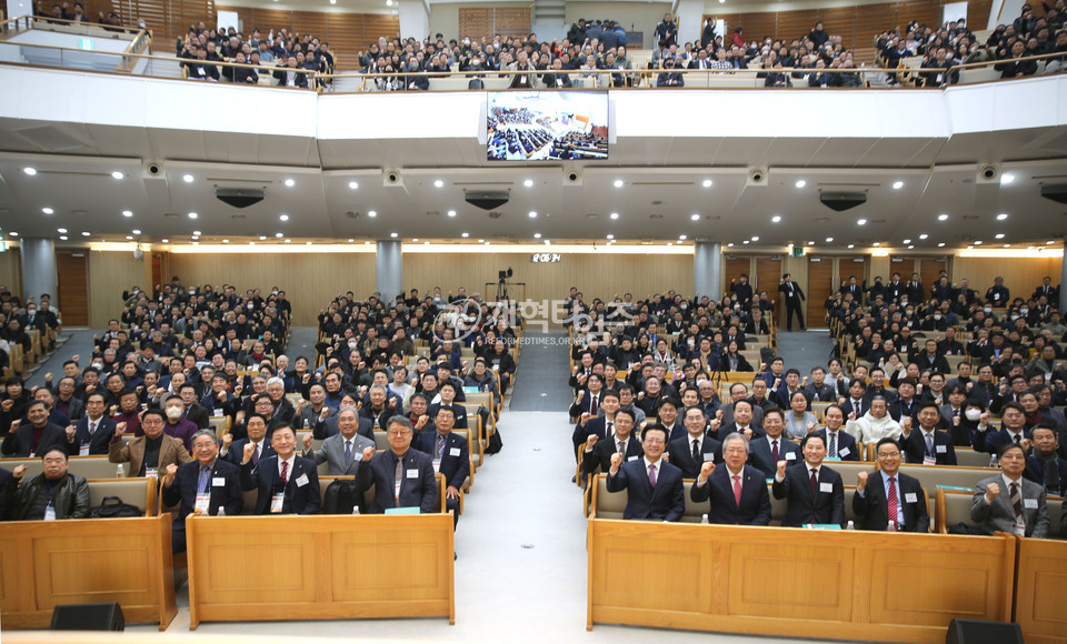 「교회여일어나라위원회」 주최, 「ONE DAY 송년말씀축제」 모습(새로남교회에서)