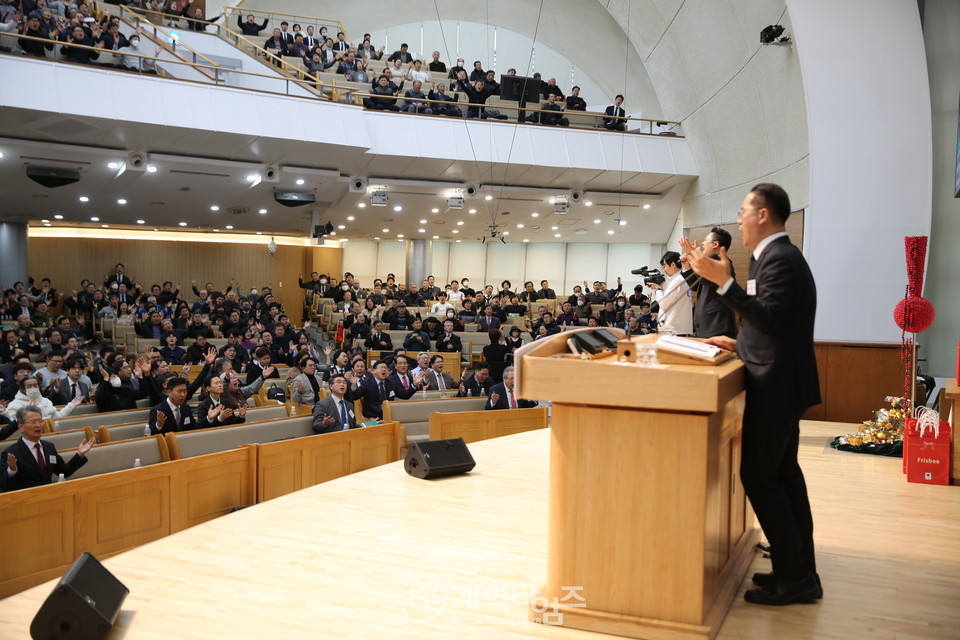 「교회여일어나라위원회」 주최, 「ONE DAY 송년말씀축제」 모습(새로남교회에서)