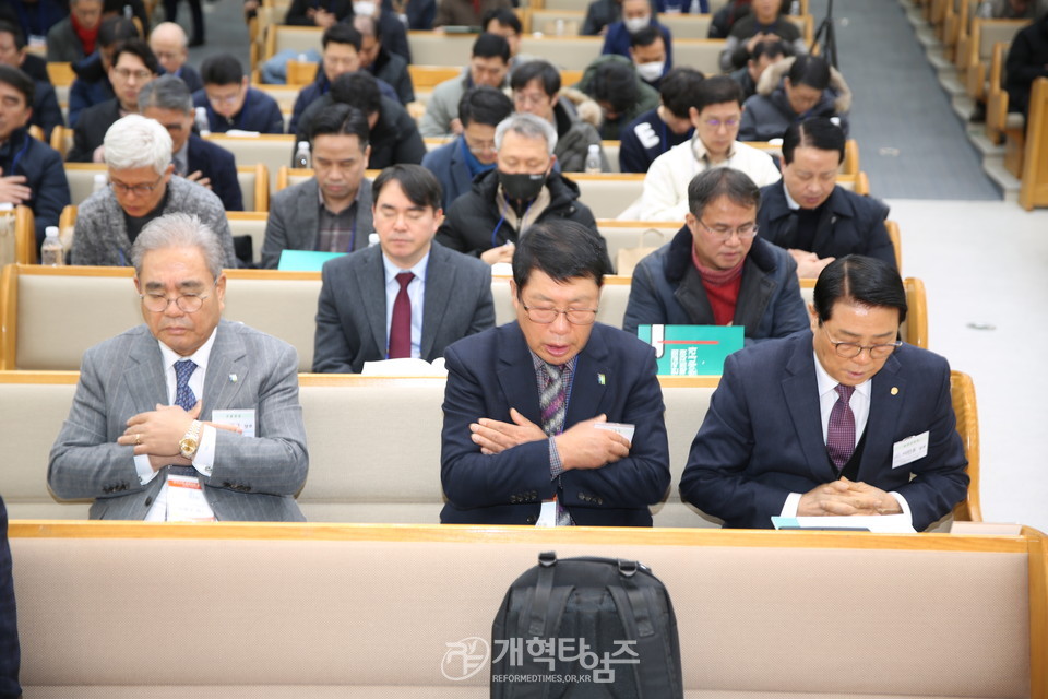 「교회여일어나라위원회」 주최, 「ONE DAY 송년말씀축제」 모습(새로남교회에서)