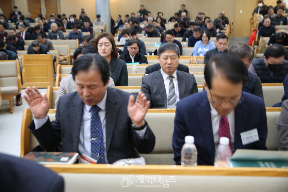 「교회여일어나라위원회」 주최, 「ONE DAY 송년말씀축제」 모습(새로남교회에서)