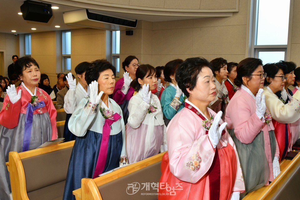 대남교회, 교회설립 50주년 기념, 임직 및 은퇴감사예배 모습