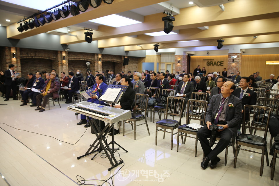 총회부흥사회 제40대 대표회장 이.취임감사예배 및 신년하례회 모습