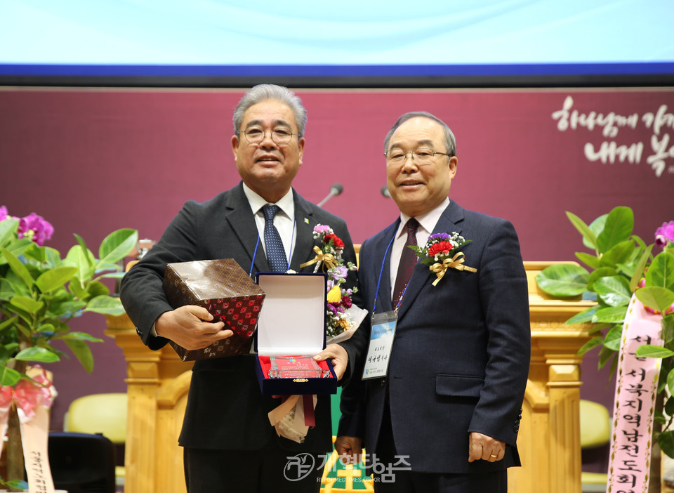 서울지역노회협의회, 2024년 신년감사예배 및 당선자 축하식 모습