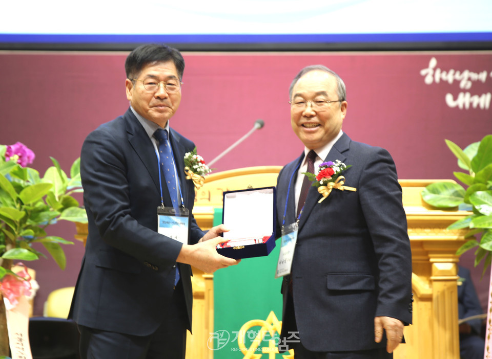 서울지역노회협의회, 2024년 신년감사예배 및 당선자 축하식 모습