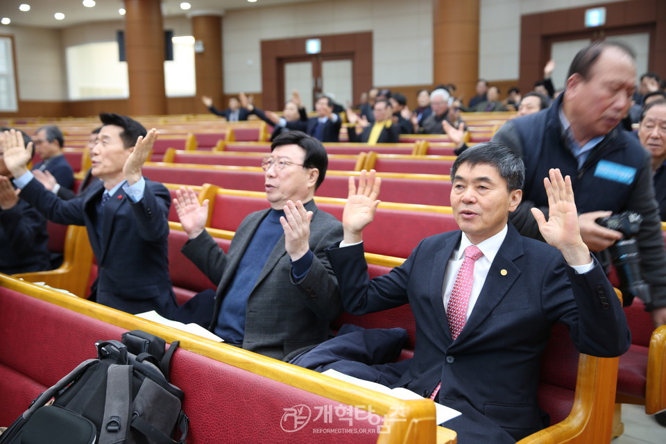 제53회기 전국장로회 중앙위원ㆍ임역원 워크샵, 실행위원회 및 기도회 모습