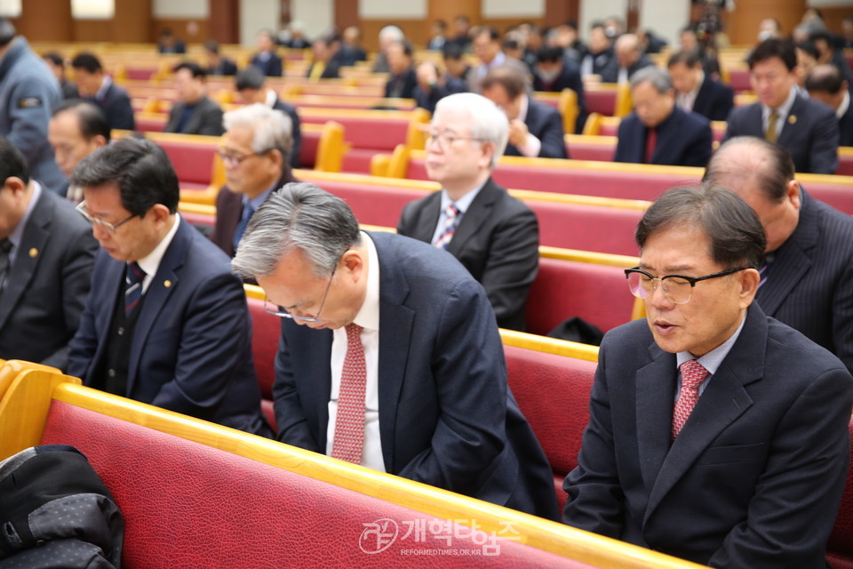 제53회기 전국장로회 중앙위원ㆍ임역원 워크샵, 실행위원회 및 기도회 모습