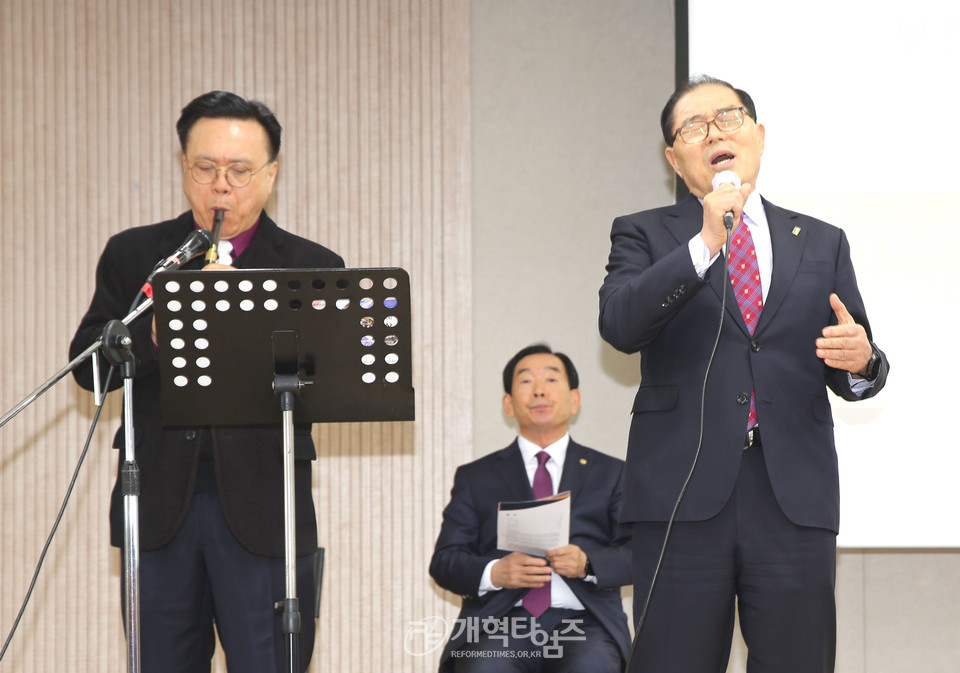 북한선교회 제6회기 신년감사예배 및 실행위원회 모습