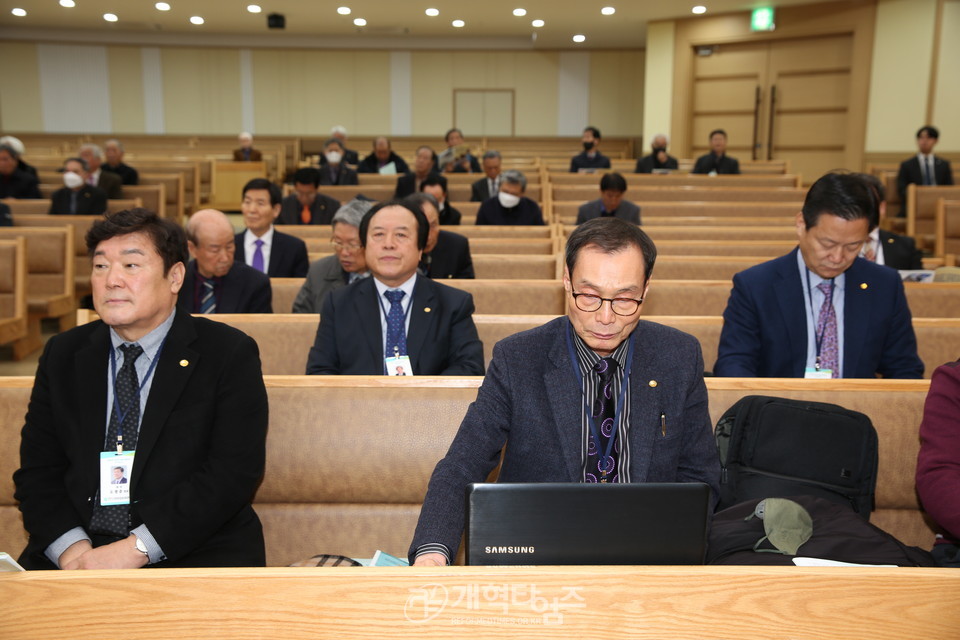 전국장로회, 중부지역 임역원 간담회 및 기도회 모습