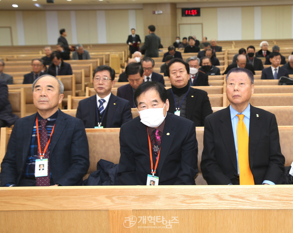 전국장로회, 중부지역 임역원 간담회 및 기도회 모습