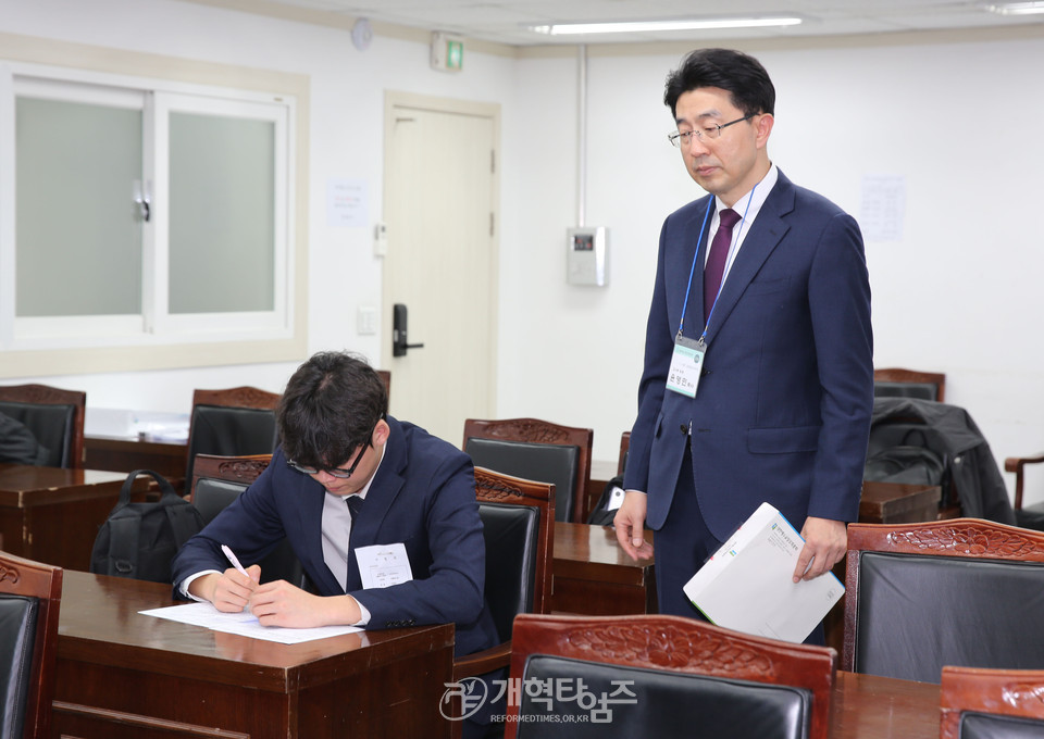 2024 군목후보생 강도사 고시 모습